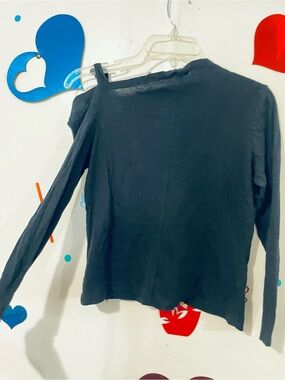Morgane Le Fay Black Long-Sleeve Tee